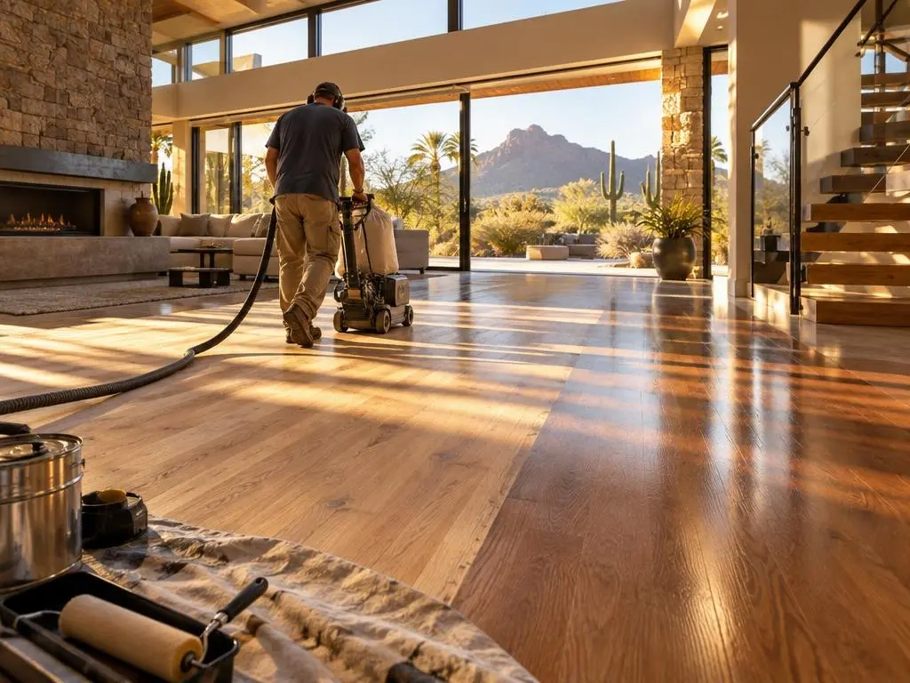 Hardwood Floor Refinishing in Scottsdale, AZ